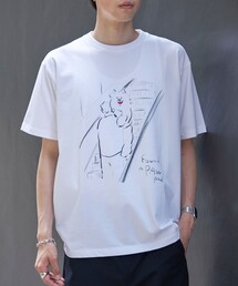 【City Ambient Products別注】佐伯 ゆう子: アート Tシャツ