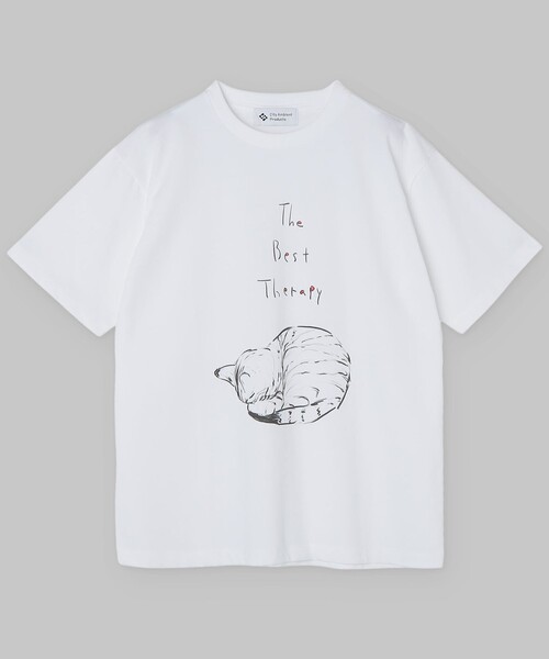 City Ambient Products(シティアンビエントプロダクツ)の「【City Ambient Products別注】佐伯 ゆう子: アート Tシャツ(Tシャツ/カットソー・メンズ・ホワイト/ライトホワイト・MEDIUM/X-LARGE/LARGE)」の2枚目の写真