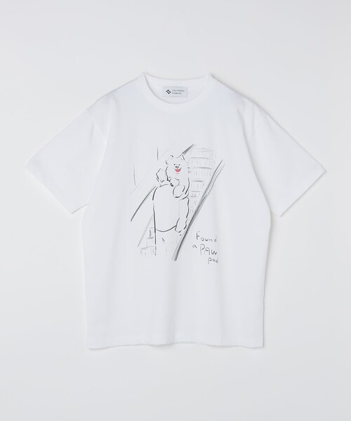 City Ambient Products(シティアンビエントプロダクツ)の「【City Ambient Products別注】佐伯 ゆう子: アート Tシャツ(Tシャツ/カットソー・メンズ・ホワイト/ライトホワイト・MEDIUM/X-LARGE/LARGE)」の3枚目の写真