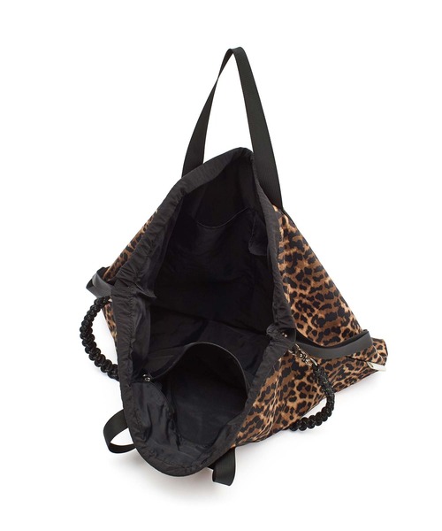 CONTROL FREAK / CTFK（コントロールフリーク）の「(CONTROL FREAK)NYLON 3WAY SQUARE TOTE LEOPARD（トートバッグ・レディース・ブラウン・ONE SIZE）」の12枚目の写真