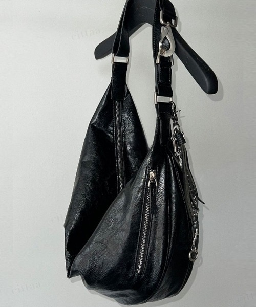 Dalfwin(ダールフィン)の「韓国ファッション 2WAYショルダーバッグ(ショルダーバッグ・レディース・ブラック・ONE SIZE)」の4枚目の写真