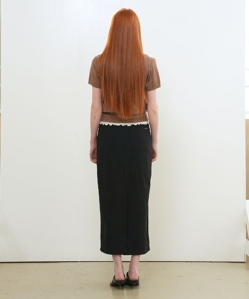 GENERAL IDEA(ジェネラルアイデア)の「【GENERAL IDEA】ロゴプレート付き半袖ポロシャツニットトップス / LOGO PLATE SHORT-SLEEVE POLO KNIT TOP(ポロシャツ・レディース・ネイビー/モカ/ブラック/アイボリー/ピンク・L/M/S)」の21枚目の写真