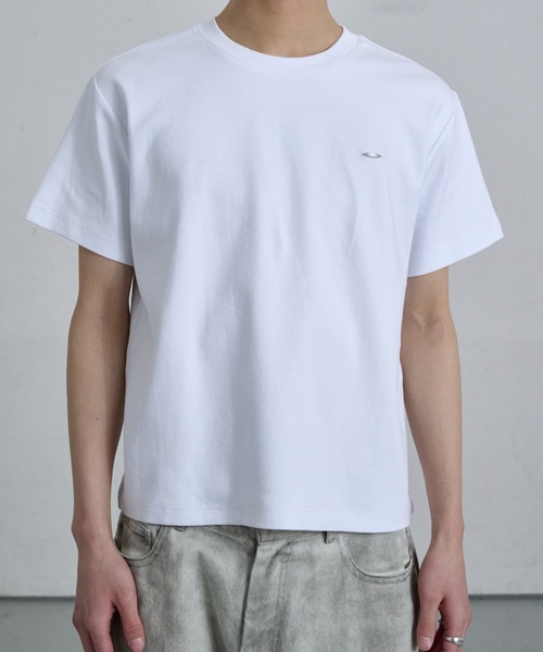 THE CLE(ザクレ)の「TIGHT T-SHIRTS / タイトTシャツ(Tシャツ/カットソー・メンズ・ホワイト/ブラック・1/2)」の2枚目の写真