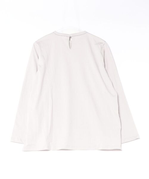 ARCHIVER(アーカイバ)の「【S】【it】【BLANC VERT】サイドスリット ロングスリーブトップス(Tシャツ/カットソー・レディース・ライトグレー・38)」の2枚目の写真