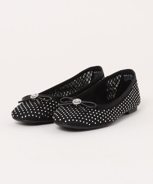 MICHAEL KORS(マイケルコース)の「SAVANNAH エンベリッシュ メッシュ バレエシューズ(バレエシューズ・レディース・ブラック・9/8.5/8/7.5/7/6.5/6/5.5)」の1枚目の写真