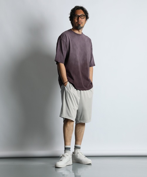 Russell Athletic(ラッセルアスレティック)の「〔BLACK LABEL〕"A-PACK" RUSSELL ATHLETIC GARMENT DYE TEE :ラッセルアスレティック別注 ガーメントダイTEE / 製品染め / ヴィンテージ加工(Tシャツ/カットソー・メンズ・スミクロ/パープル/グレイッシュブルー・MEDIUM/X-LARGE/LARGE)」の13枚目の写真