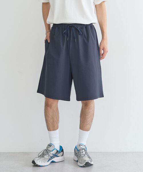 CRAFT STANDARD BOUTIQUE(クラフトスタンダードブティック)の「遮熱/吸水速乾/UVカット SPEEDRY 上下セット 半袖T&ハーフパンツ(セットアップ・メンズ・ネイビー/ブラック/チャコールグレー・M/L)」の19枚目の写真