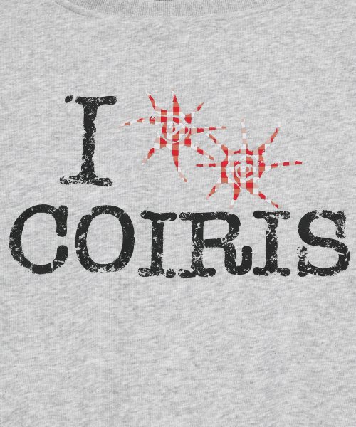 COIRIS(コイリス)の「スルー ヴィンテージチェックロゴワンショルダーマンツーマン (2カラー)(スウェット・レディース・ブラック/グレー・FREE)」の8枚目の写真