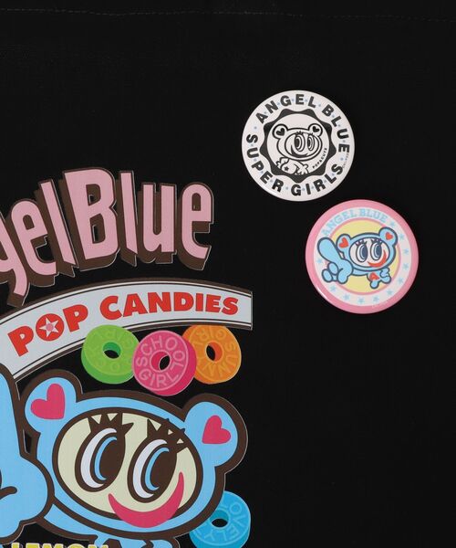ANGEL BLUE(エンジェルブルー)の「エンジェルブルー トートバッグ ポップキャンディ(トートバッグ・レディース・ブラック/ナチュラル・ONE SIZE)」の15枚目の写真