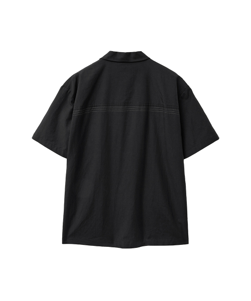 MISEKISEOUL MEN(ミセキソウルメンズ)の「Stitch bowling shirt BLACK(シャツ/ブラウス・メンズ・その他・2/3)」の3枚目の写真