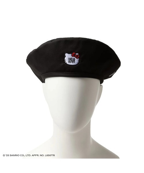 NEW ERA(ニューエラ)の「ニューエラ【NEW ERA】- 14348612 BERET KITTY FACE NE BLK(ハンチング/ベレー帽・レディース・ブラック・S/M/L/XL)」の10枚目の写真