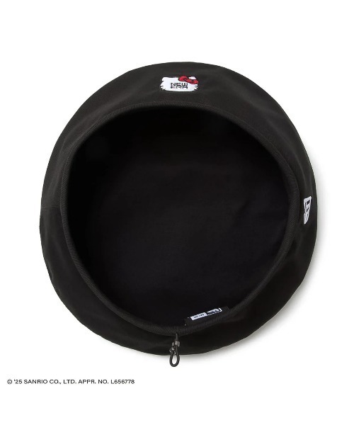 NEW ERA(ニューエラ)の「ニューエラ【NEW ERA】- 14348612 BERET KITTY FACE NE BLK(ハンチング/ベレー帽・レディース・ブラック・S/M/L/XL)」の3枚目の写真