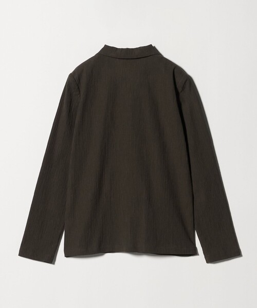 UNITED ARROWS(ユナイテッドアローズ)の「クレープ シャツ ジャケット ‐ウォッシャブル‐(テーラードジャケット・レディース・ブラック/ダークブラウン・FREE)」の10枚目の写真