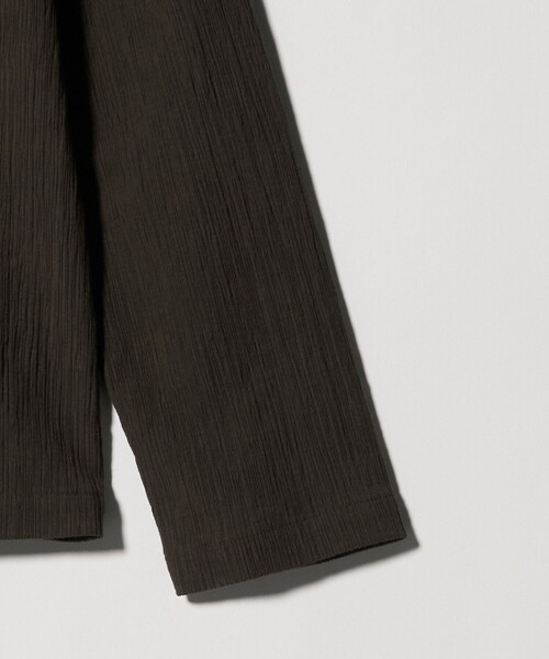 UNITED ARROWS(ユナイテッドアローズ)の「クレープ シャツ ジャケット ‐ウォッシャブル‐(テーラードジャケット・レディース・ブラック/ダークブラウン・FREE)」の12枚目の写真