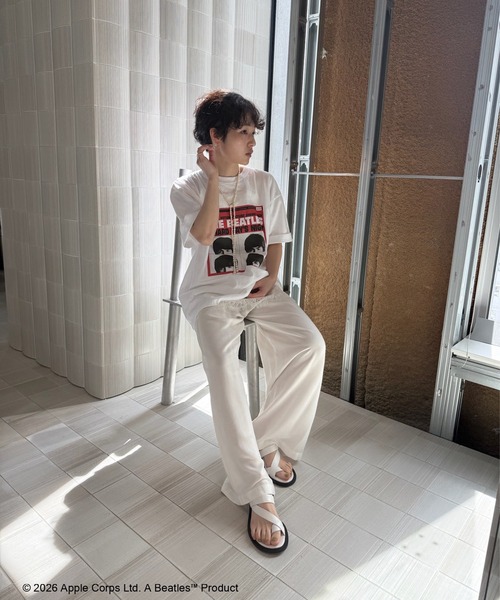 THE BEATLES × Ameri PRINT OVER TEE（Tシャツ/カットソー）｜The