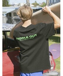 WAVEDONUTS（ウェーブドーナツ）の「PADDLE OUT T-SHIRTS_BLACK（Tシャツ/カットソー）」