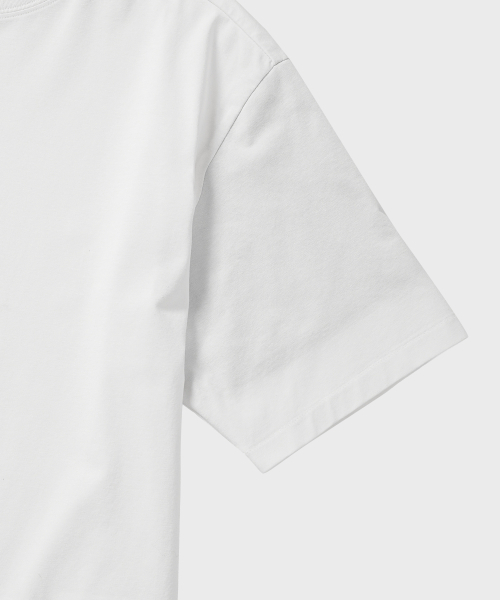 NONBLANK(ノンブランク)の「クロップHS Tシャツ_ホワイト(Tシャツ/カットソー・メンズ・ホワイト・MEDIUM/LARGE/X-LARGE)」の4枚目の写真