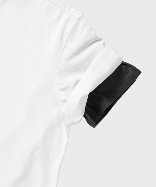 NONBLANK(ノンブランク)の「クロップHS Tシャツ_ホワイト(Tシャツ/カットソー・メンズ・ホワイト・MEDIUM/LARGE/X-LARGE)」の5枚目の写真