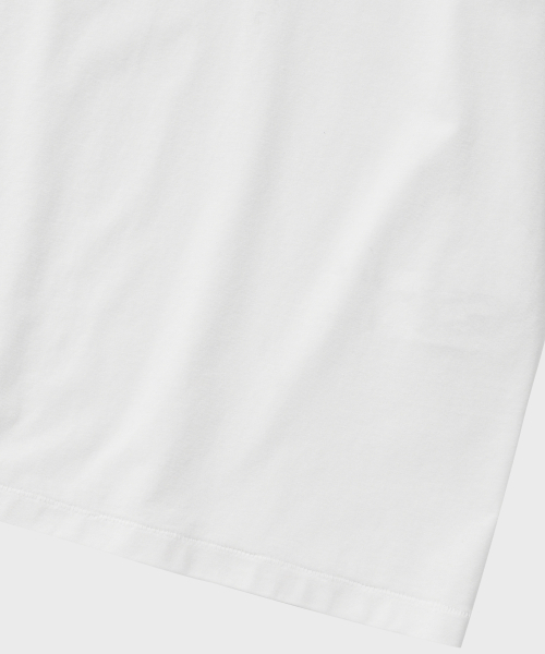 NONBLANK(ノンブランク)の「クロップHS Tシャツ_ホワイト(Tシャツ/カットソー・メンズ・ホワイト・MEDIUM/LARGE/X-LARGE)」の6枚目の写真