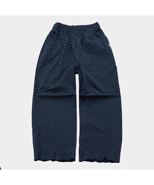 SOME PLACE(サムプレイス)の「フリルミニドットベーシックロゴストラップバンディングワイドコットンパンツ_3COLOR(その他パンツ・メンズ・ネイビー/ブラック/ホワイト・FREE)」の3枚目の写真