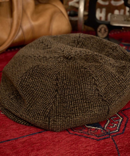 MRFATMAN(ミスターファットマン)の「THREE LOVE CASQUETTE CORDUROY(キャスケット・メンズ・ブラウン/ブラック・XL/L/M)」の9枚目の写真