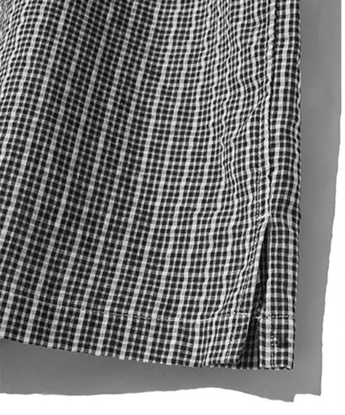 F.ILLUMINATE（フィルミネイト）の「【UNISEX】Filluminate／チェック半袖シャツ（シャツ/ブラウス・レディース・ブラック/ライトグリーン・MEDIUM/SMALL）」の21枚目の写真