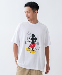 【MICKEY MOUSE】ミッキーマウス オーバーサイズ 半袖Tシャツ