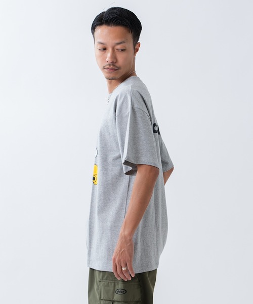 MICKEY MOUSE（ミッキーマウス）の「【MICKEY MOUSE】ミッキーマウス オーバーサイズ 半袖Ｔシャツ（Tシャツ/カットソー・メンズ・グレー/ホワイト系/ホワイト/ネイビー系・LARGE/MEDIUM/X-LARGE）」の22枚目の写真