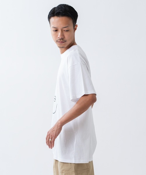 MICKEY MOUSE（ミッキーマウス）の「【MICKEY MOUSE】ミッキーマウス オーバーサイズ 半袖Ｔシャツ（Tシャツ/カットソー・メンズ・グレー/ホワイト系/ホワイト/ネイビー系・LARGE/MEDIUM/X-LARGE）」の18枚目の写真