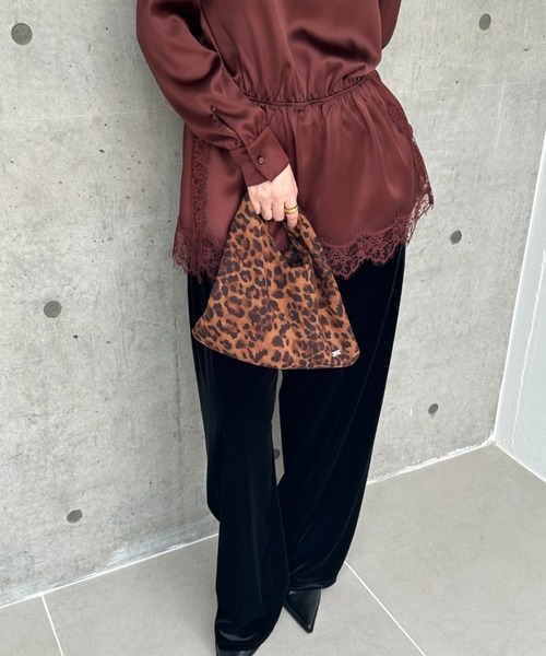 Henon.(ヘノン)の「トライアングルアニマルハンドバッグ(ハンドバッグ・レディース・レオパード/その他・F)」の3枚目の写真