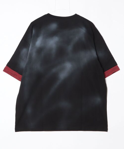 ARULE（アルール）の「A'GEM/9 × .kom 『ARULE/アルール』Smoke Graphic Layered T-Shirt/スモークグラフィック レイヤードTシャツ（Tシャツ/カットソー・メンズ・ホワイト/ブラック・FREE）」の16枚目の写真