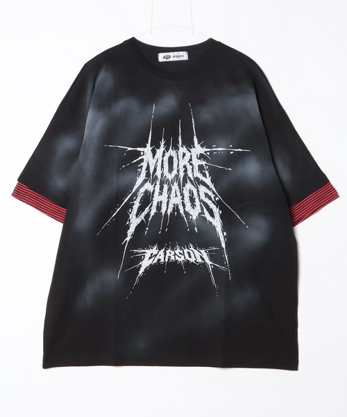 ARULE（アルール）の「A'GEM/9 × .kom 『ARULE/アルール』Smoke Graphic Layered T-Shirt/スモークグラフィック レイヤードTシャツ（Tシャツ/カットソー・メンズ・ホワイト/ブラック・FREE）」の15枚目の写真