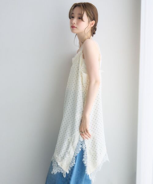 RETRO GIRL(レトロガール)の「イレヘムレース切替ワンピース(ワンピース・レディース・ブラック/オフホワイト/ホワイト系その他・FREE)」の7枚目の写真