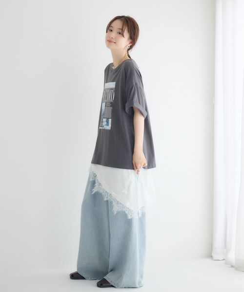 RETRO GIRL(レトロガール)の「イレヘムレース切替ワンピース(ワンピース・レディース・ブラック/オフホワイト/ホワイト系その他・FREE)」の15枚目の写真