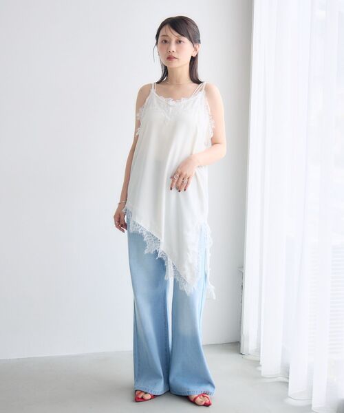 RETRO GIRL(レトロガール)の「イレヘムレース切替ワンピース(ワンピース・レディース・ブラック/オフホワイト/ホワイト系その他・FREE)」の18枚目の写真