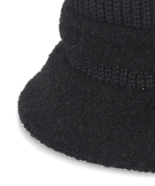 Chapeau d' O（シャポードオー）の「Chapeau d' O  TM Hem Boucle Tulip / シャポードオー（ハット・レディース・ブラック/ライトベージュ・M/57.5cm）」の8枚目の写真