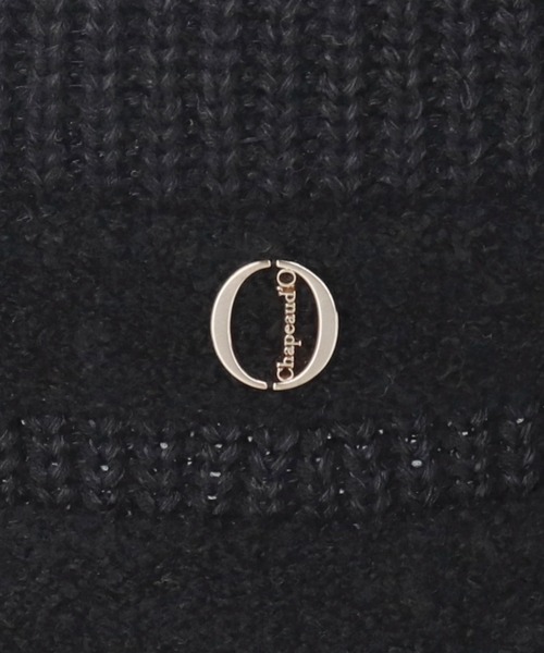 Chapeau d' O（シャポードオー）の「Chapeau d' O  TM Hem Boucle Tulip / シャポードオー（ハット・レディース・ブラック/ライトベージュ・M/57.5cm）」の9枚目の写真