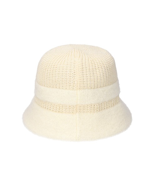 Chapeau d' O（シャポードオー）の「Chapeau d' O  TM Hem Boucle Tulip / シャポードオー（ハット・レディース・ブラック/ライトベージュ・M/57.5cm）」の14枚目の写真