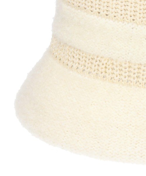 Chapeau d' O（シャポードオー）の「Chapeau d' O  TM Hem Boucle Tulip / シャポードオー（ハット・レディース・ブラック/ライトベージュ・M/57.5cm）」の18枚目の写真