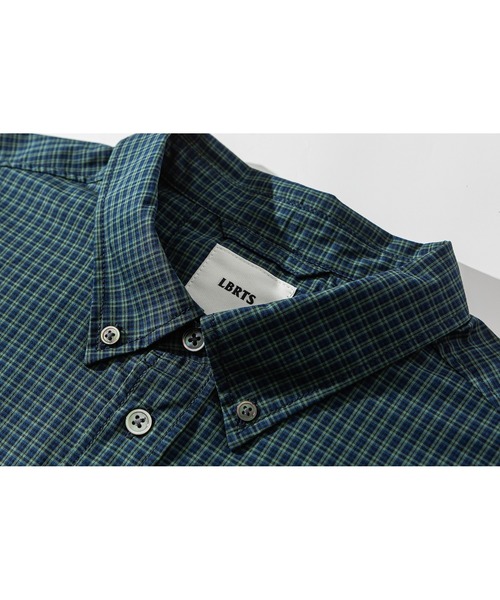 Liberaturs（リベレーター）の「プレッピーミニチェックB.Dシャツ/PREPPY MINI CHECK B.D SHIRT（シャツ/ブラウス・メンズ・グリーン・SMALL/MEDIUM/LARGE）」の7枚目の写真
