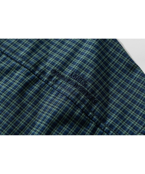 Liberaturs（リベレーター）の「プレッピーミニチェックB.Dシャツ/PREPPY MINI CHECK B.D SHIRT（シャツ/ブラウス・メンズ・グリーン・SMALL/MEDIUM/LARGE）」の2枚目の写真