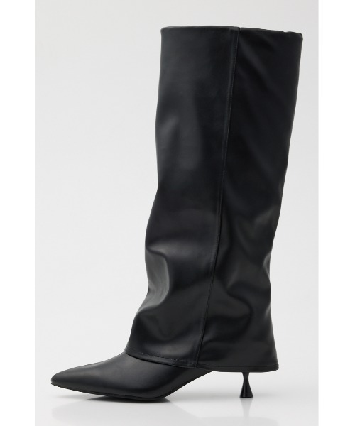 rienda(リエンダ)の「【AW先行アイテム】カバーロングブーツ(ブーツ・レディース・ブラック/ベージュ・SMALL/MEDIUM/LARGE)」の3枚目の写真