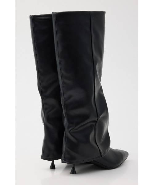 rienda(リエンダ)の「【AW先行アイテム】カバーロングブーツ(ブーツ・レディース・ブラック/ベージュ・SMALL/MEDIUM/LARGE)」の5枚目の写真