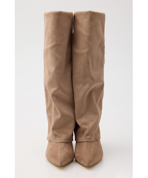 rienda(リエンダ)の「【AW先行アイテム】カバーロングブーツ(ブーツ・レディース・ブラック/ベージュ・SMALL/MEDIUM/LARGE)」の11枚目の写真