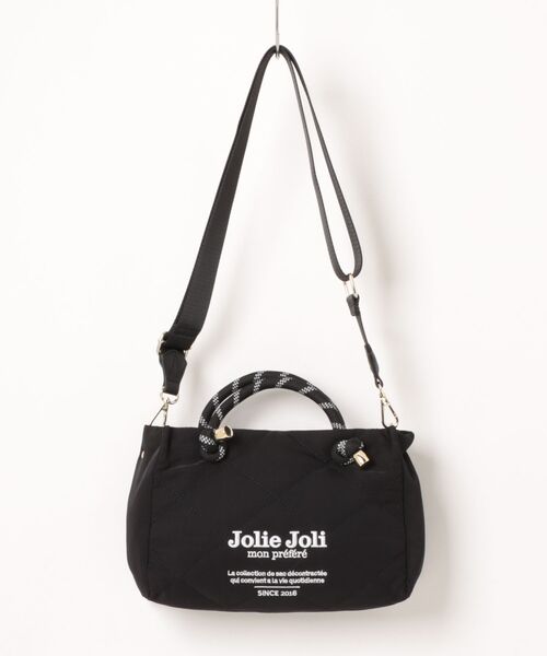 Jolie Joli/ジョリージョリ】キルティングトートバッグ 2WAY