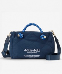 Jolie Joli（ジョリージョリ）の「【Jolie Joli/ジョリージョリ】キルティングトートバッグ　2WAY　ショルダーバッグ　ロゴ（トートバッグ）」