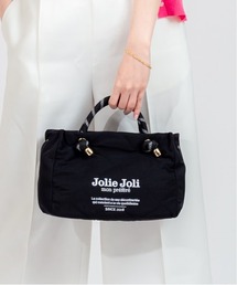 Jolie Joli（ジョリージョリ）の「【Jolie Joli/ジョリージョリ】キルティングトートバッグ　2WAY　ショルダーバッグ　ロゴ（トートバッグ）」
