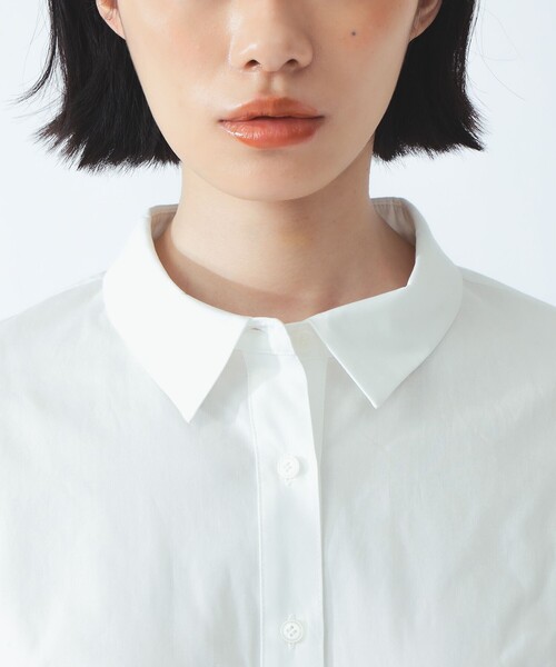 Ray BEAMS（レイビームス）の「フリルヘム レギュラーカラー シャツ（シャツ/ブラウス・レディース・ホワイト/サックスブルー・ONE SIZE）」の7枚目の写真