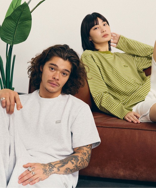 HUF(ハフ)の「AIR FLOW LS BORDER CREW(Tシャツ/カットソー・メンズ・ネイビー/グリーン系その他・XL/S/L/M)」の16枚目の写真