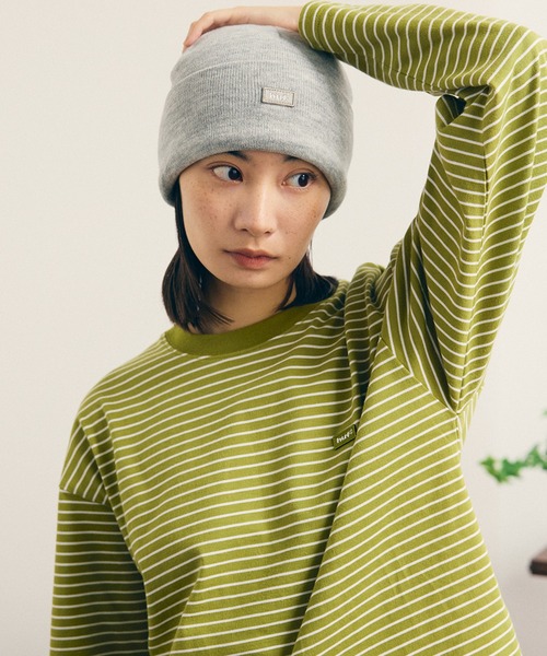 HUF(ハフ)の「AIR FLOW LS BORDER CREW(Tシャツ/カットソー・メンズ・ネイビー/グリーン系その他・XL/S/L/M)」の22枚目の写真